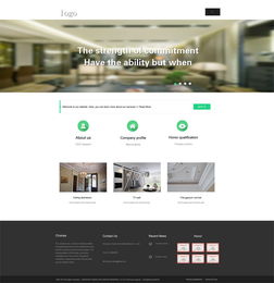 簡約企業網站模板免費下載指南 聚焦PSD格式與編號15134508千圖網資源